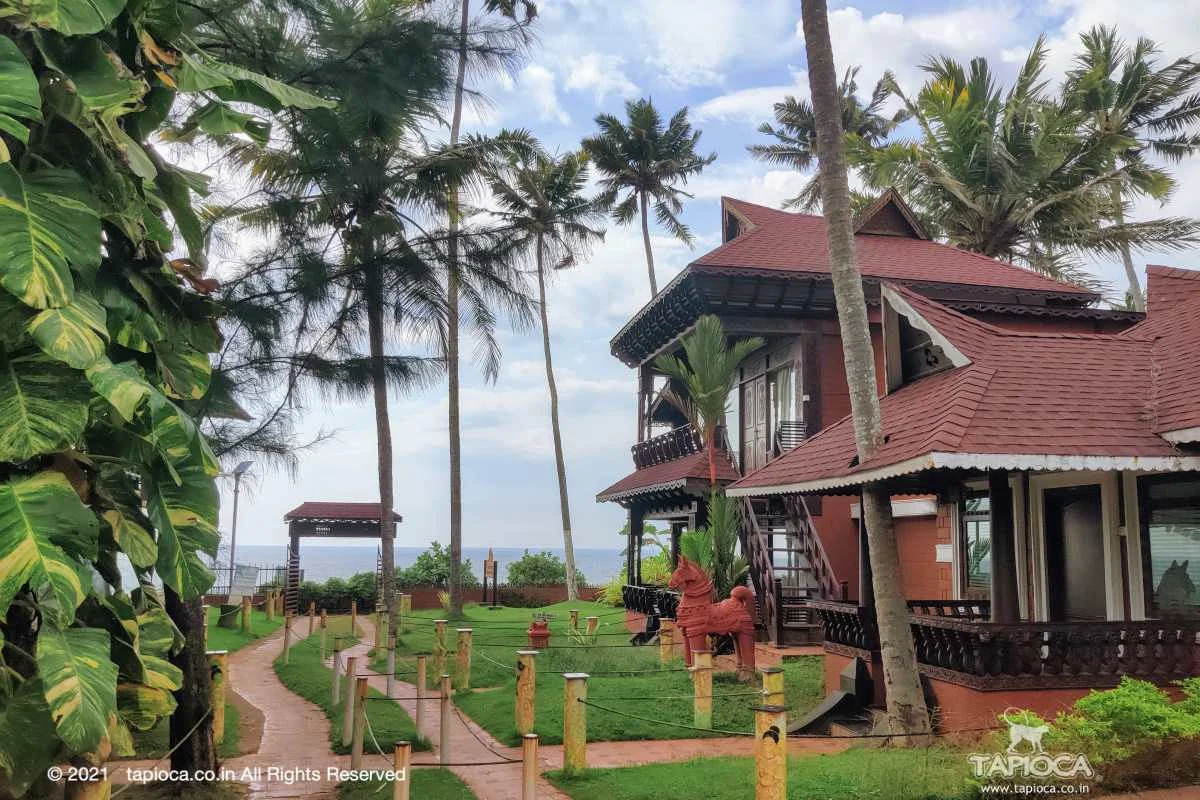 Clafouti Beach resort in varkala wedding setup photo