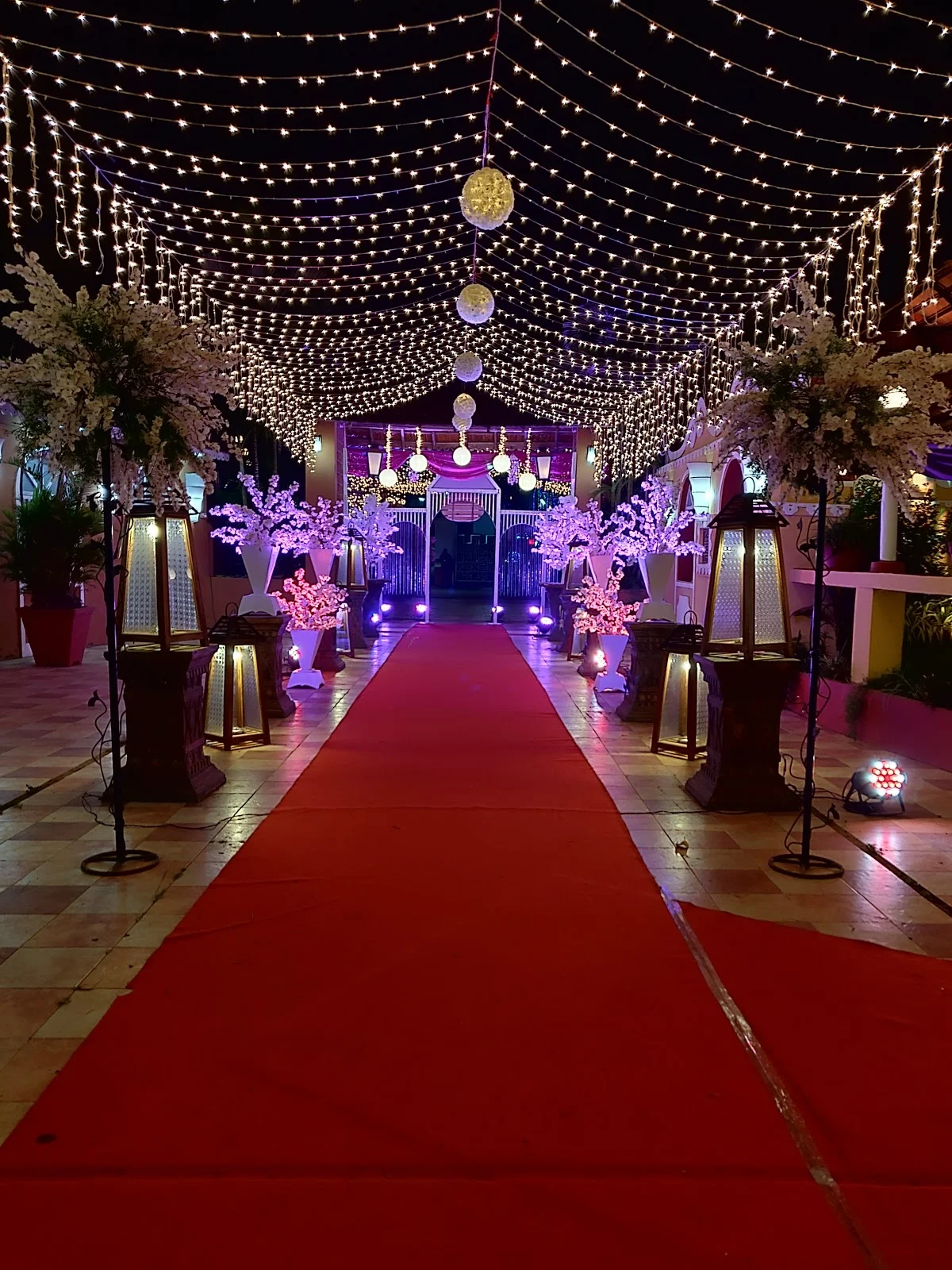 Cotta Mansion wedding setup photo