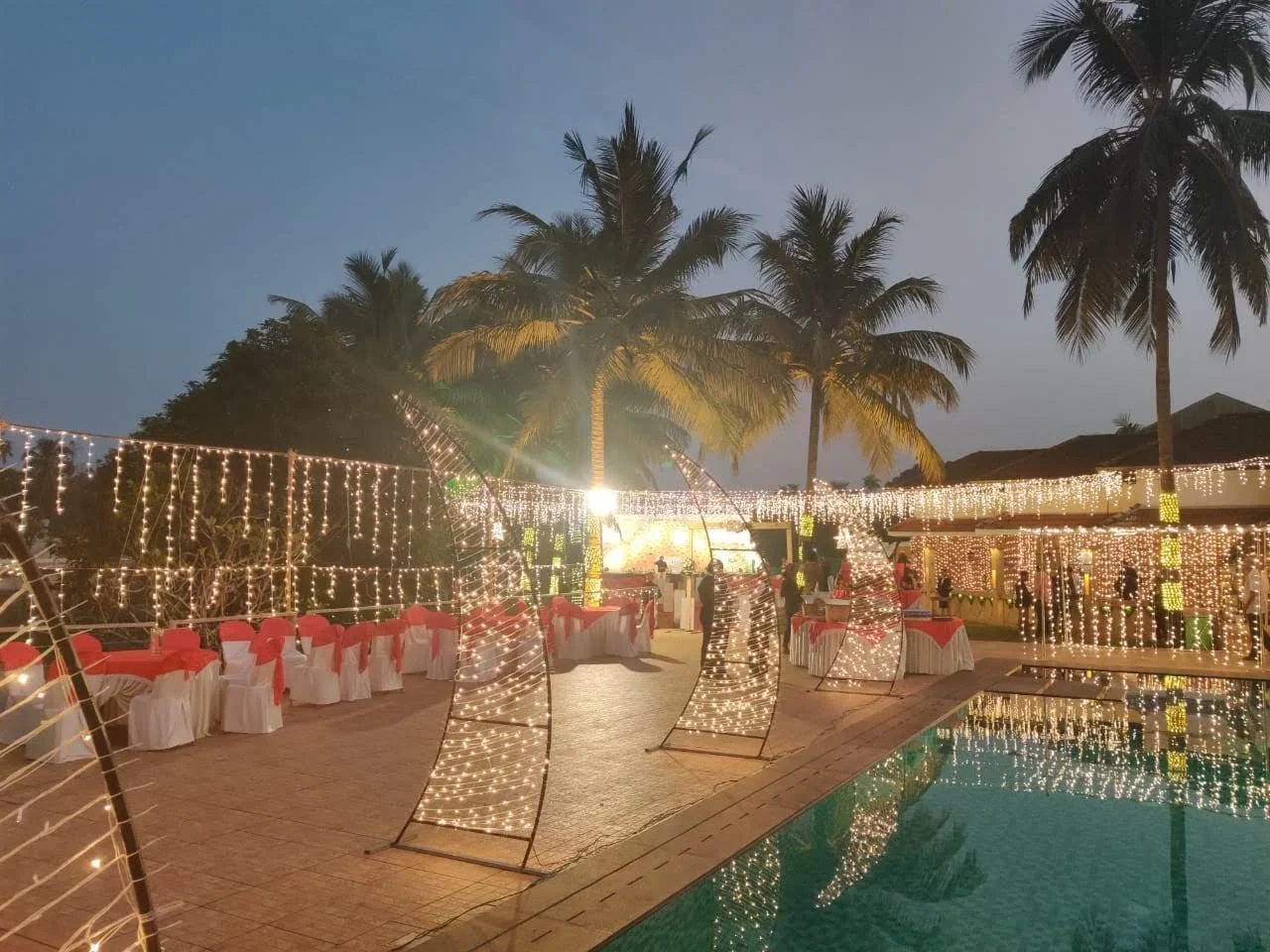Edassery Resorts Kochi wedding setup photo