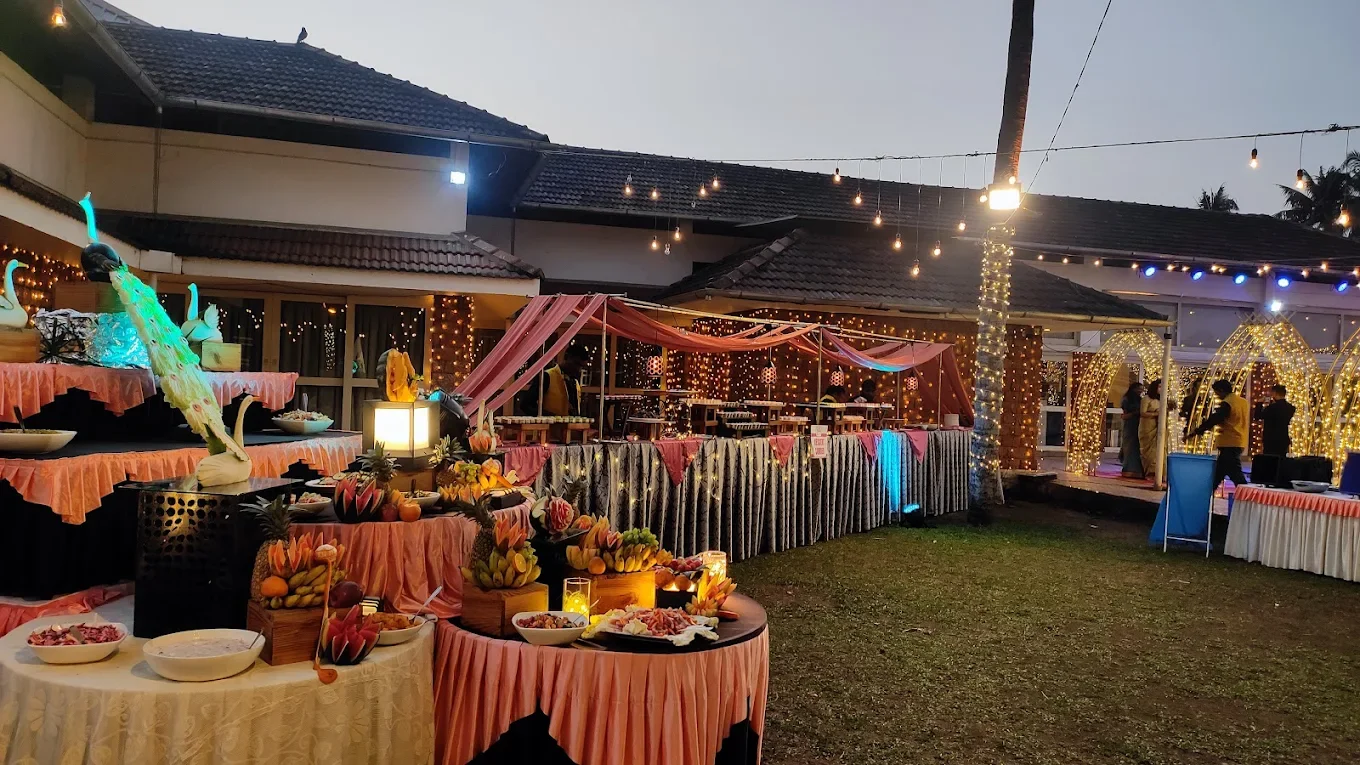 Edassery Resorts Kochi wedding setup photo