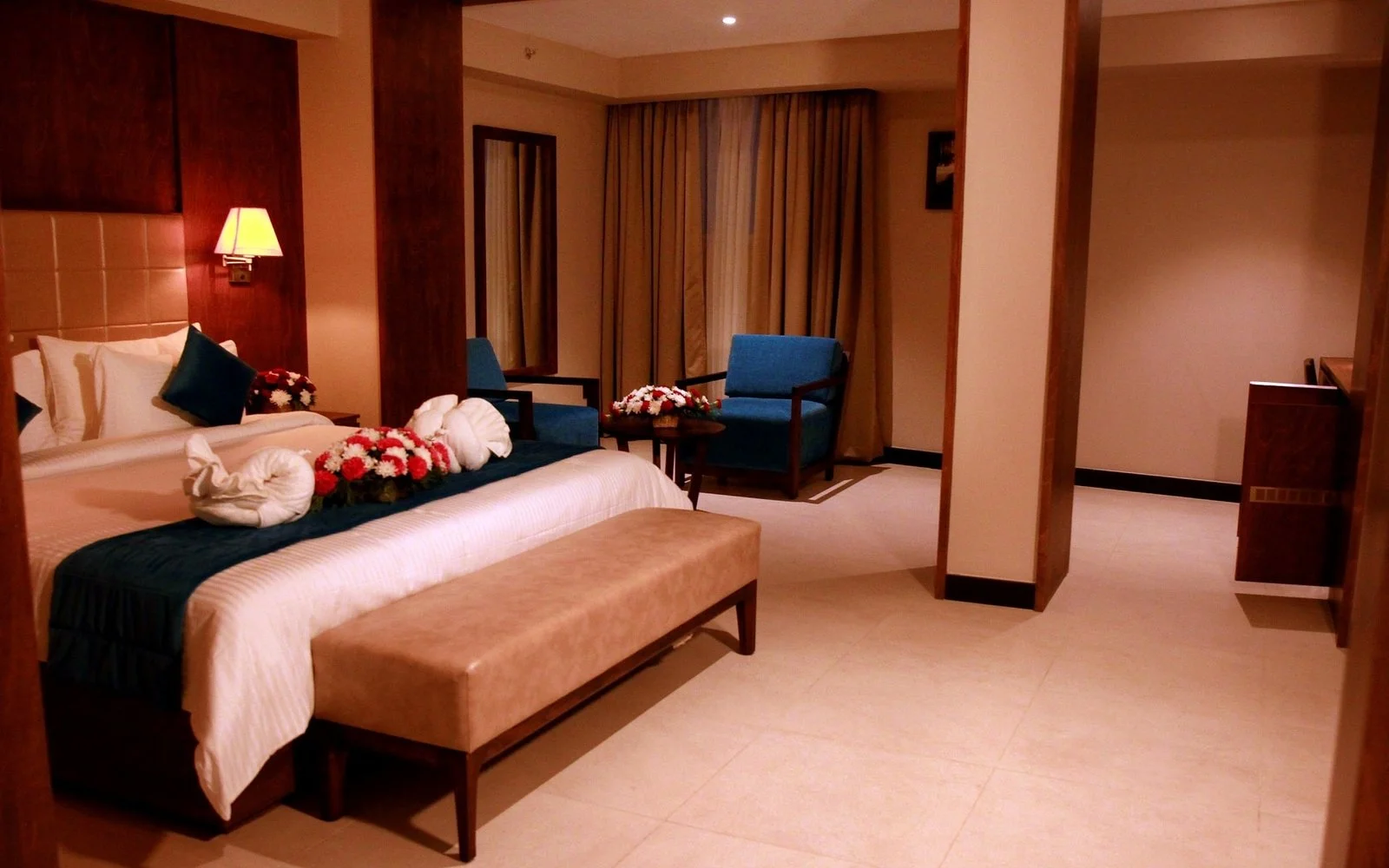 Hotel Yash International in Kozhikode wedding setup photo