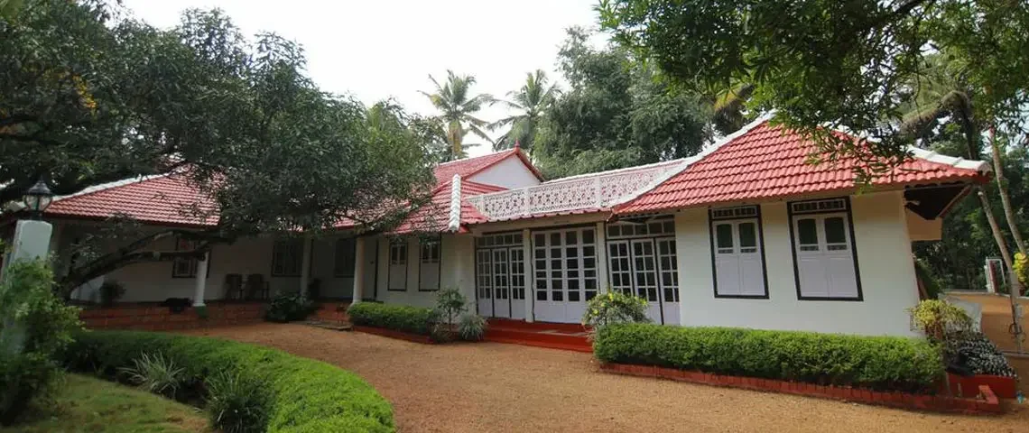 Koottiyaniyil Heritage Home  In Kottayam wedding setup photo