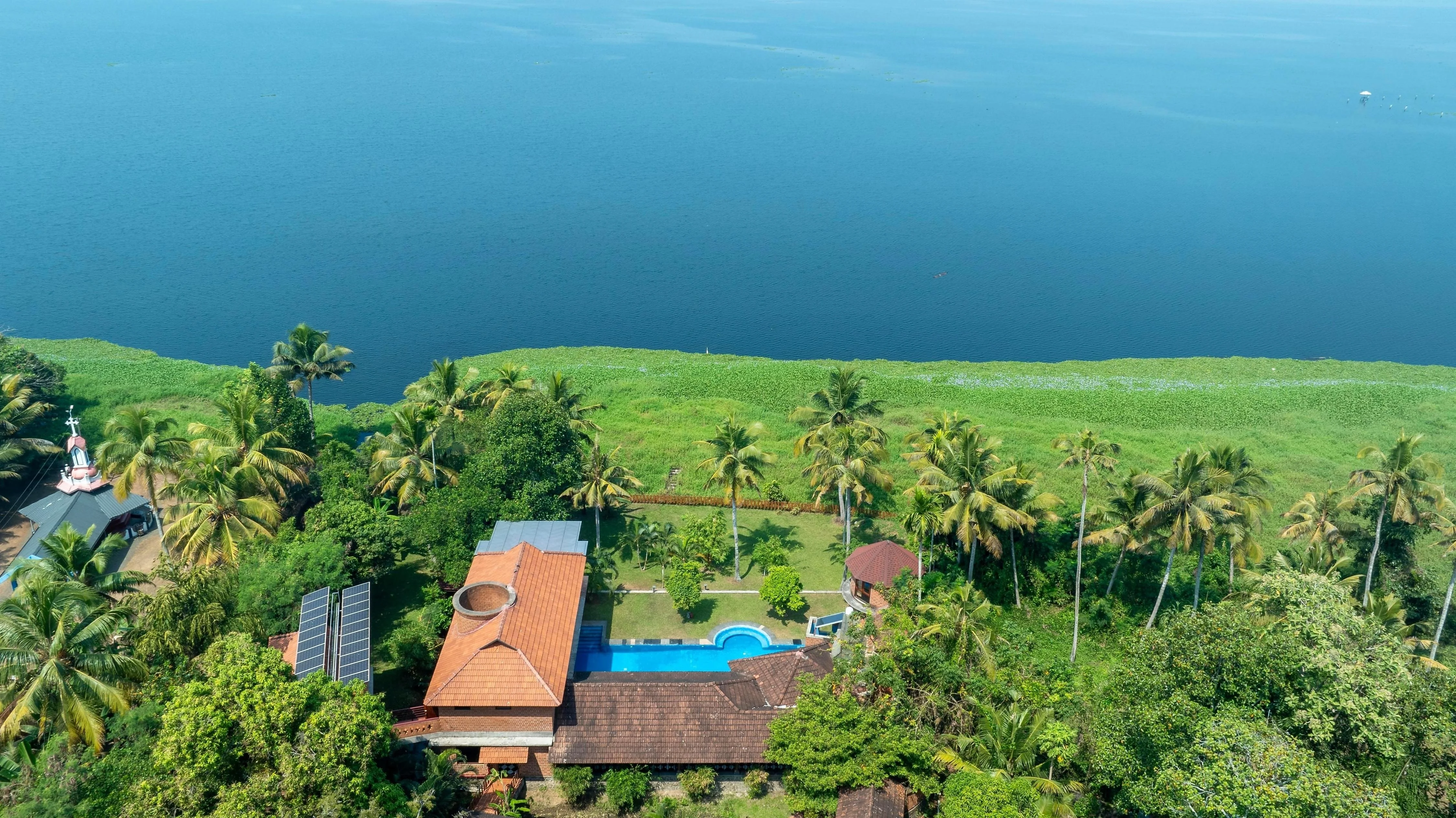 Lily Pad In Kumarakom wedding setup photo