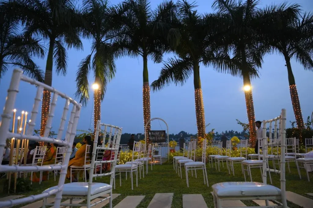 Mangalassery Pavilion wedding setup photo