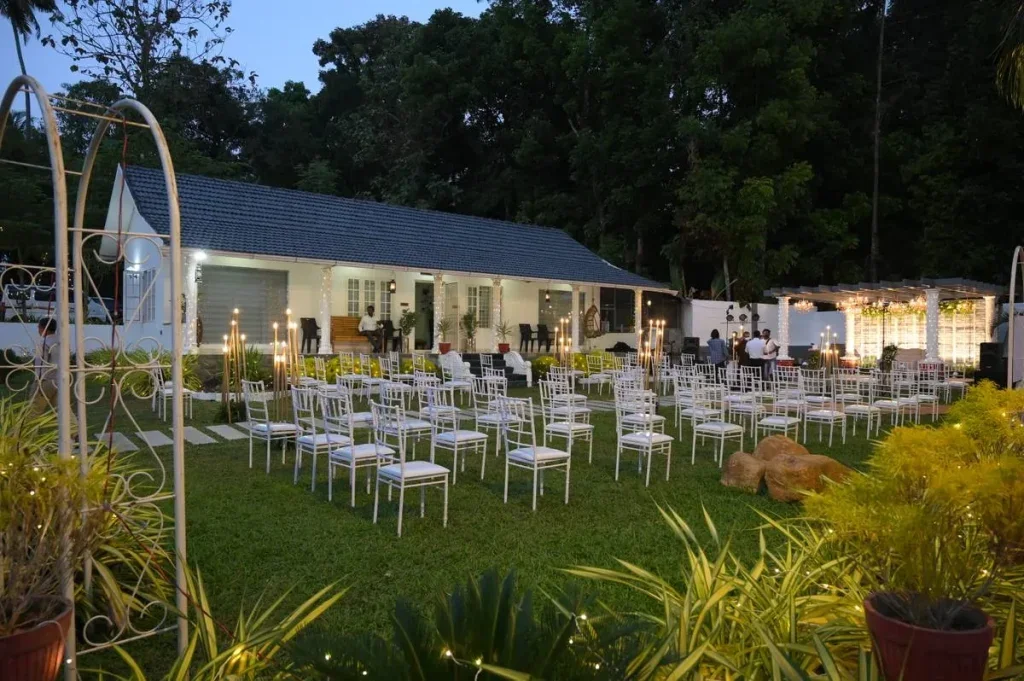 Mangalassery Pavilion wedding setup photo
