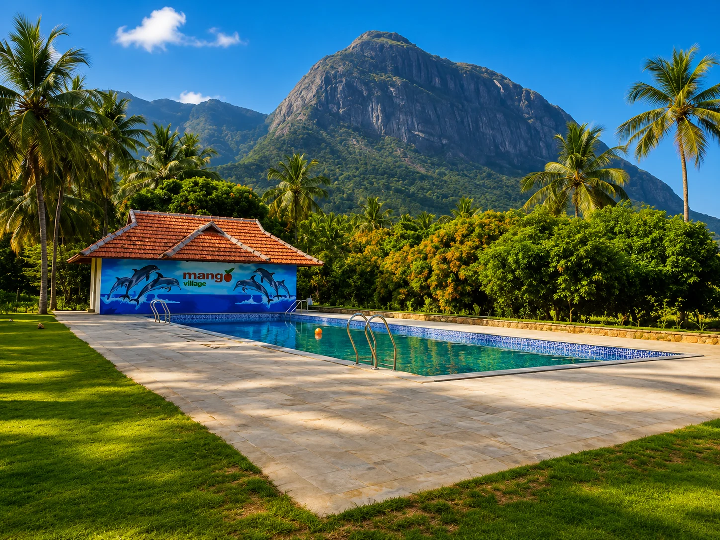 Mango County Resort in Palakkad wedding setup photo