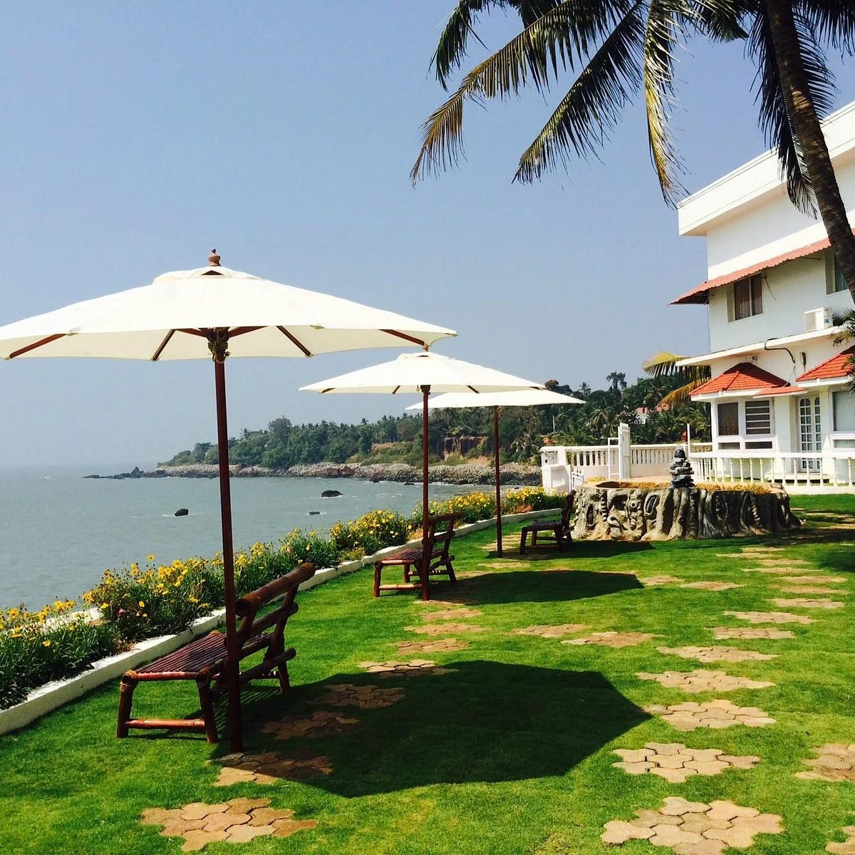 Mascot Beach Resort Open Lawn Kerala wedding setup photo