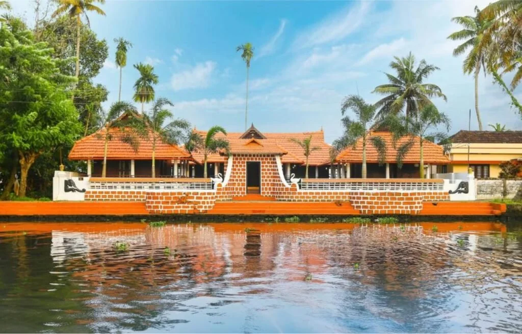 Palmgrove Lake Resort in Alappuzha wedding setup photo