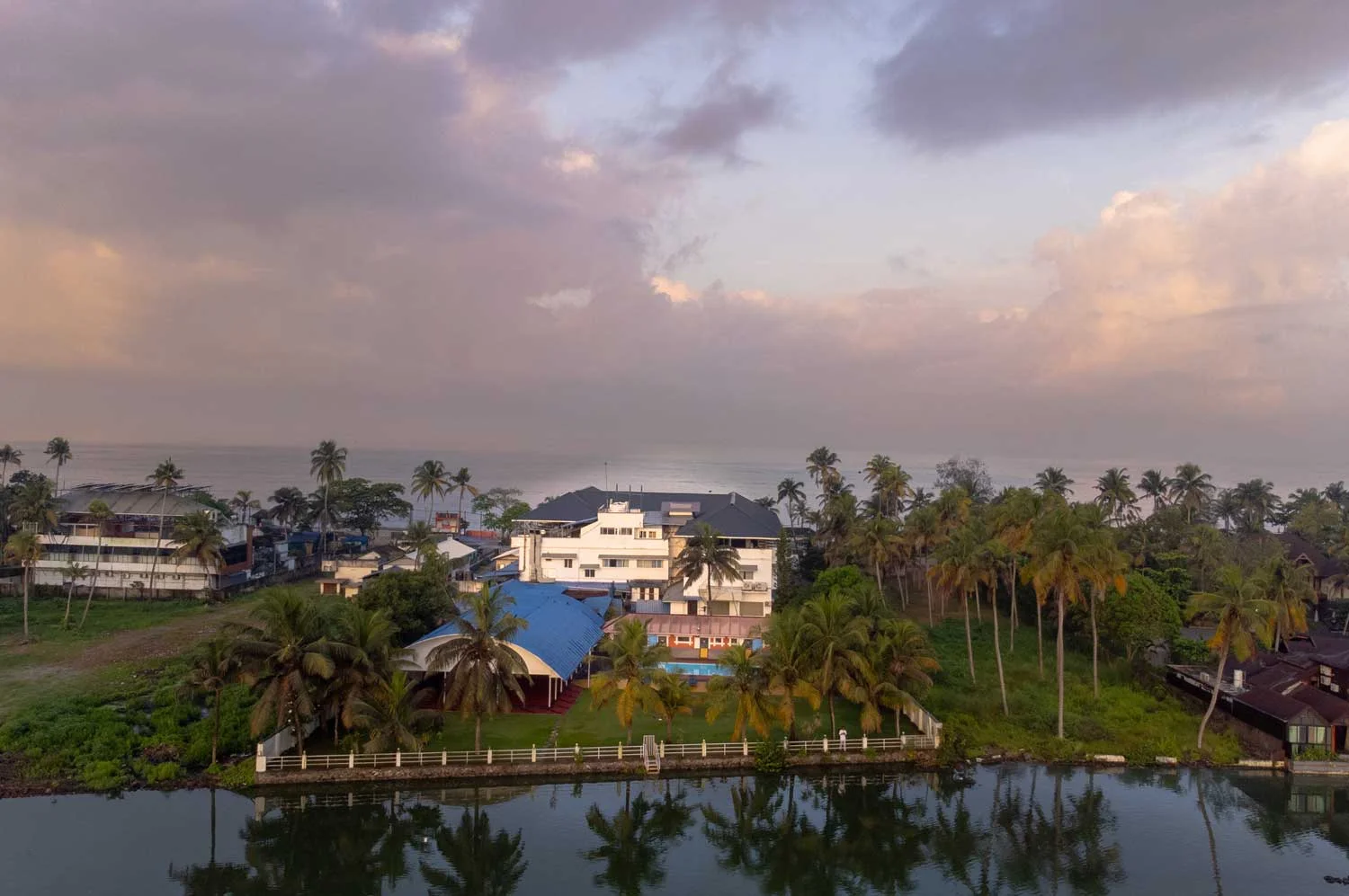 Renai blue waters Cherai Kochi wedding setup photo