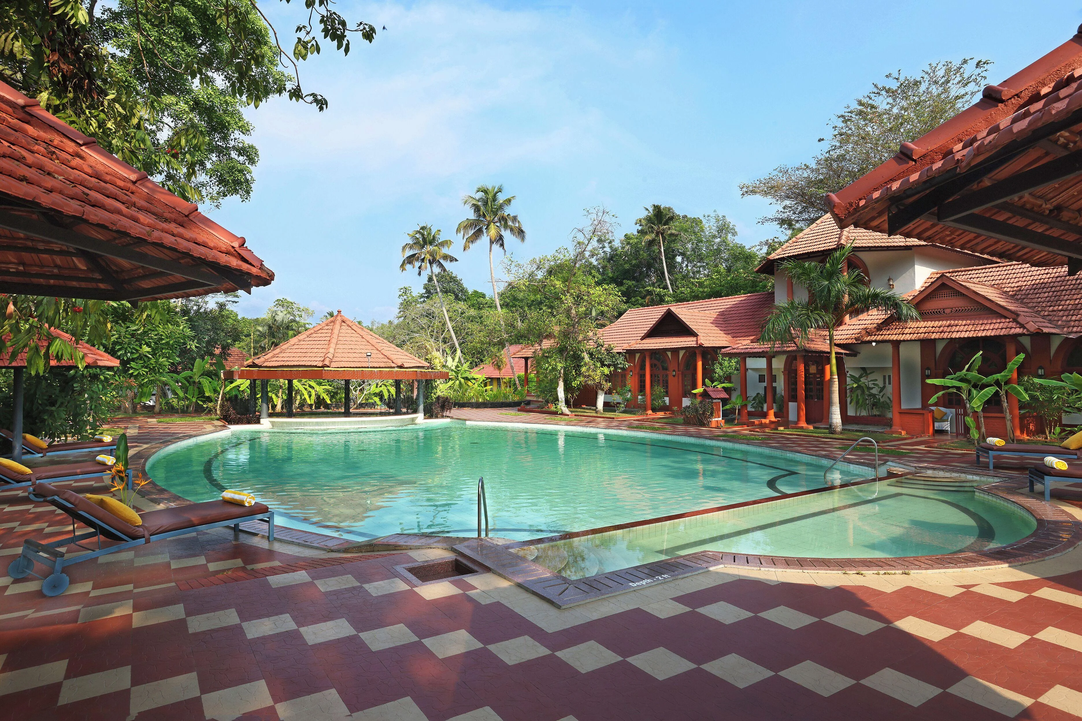 Taj Kumarakom Resort wedding setup photo