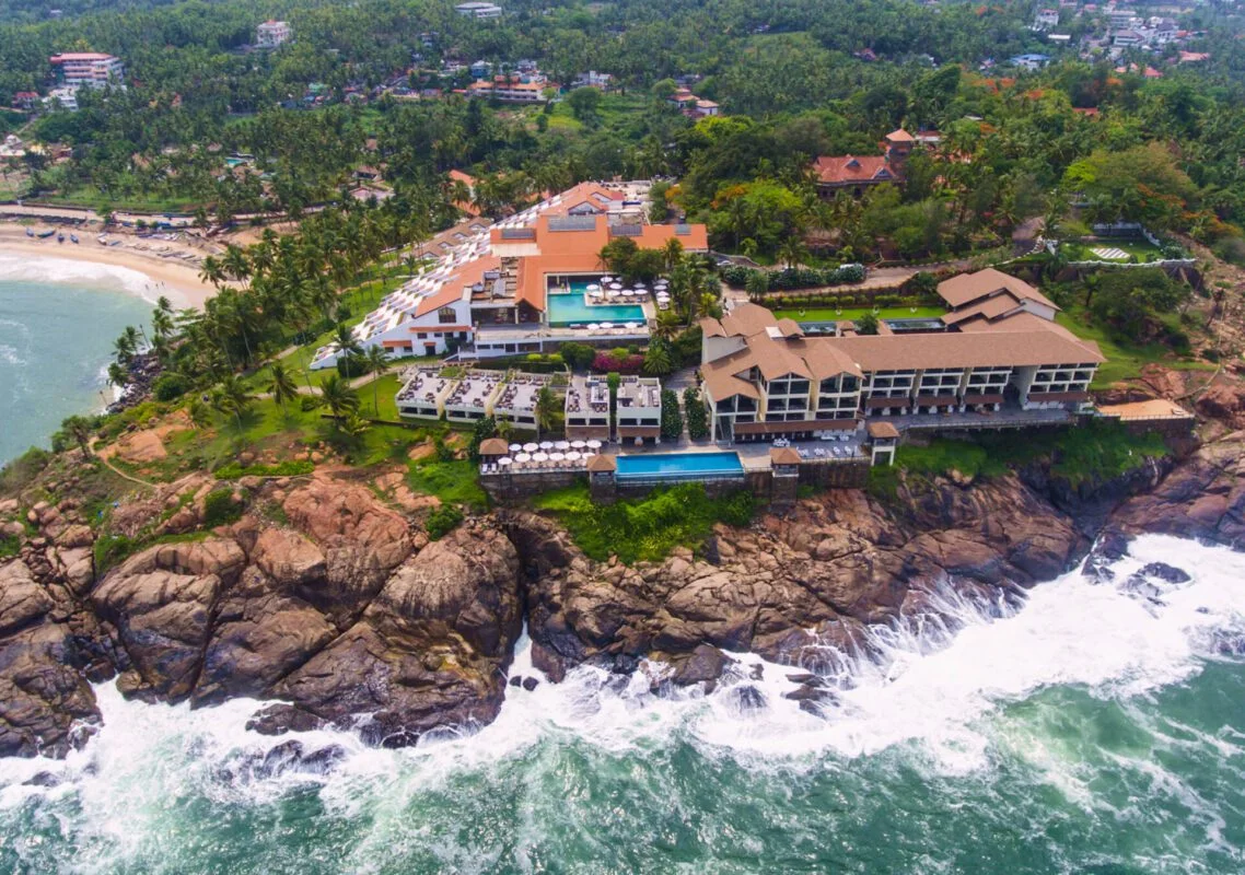 Leela Raviz Kovalam wedding setup photo