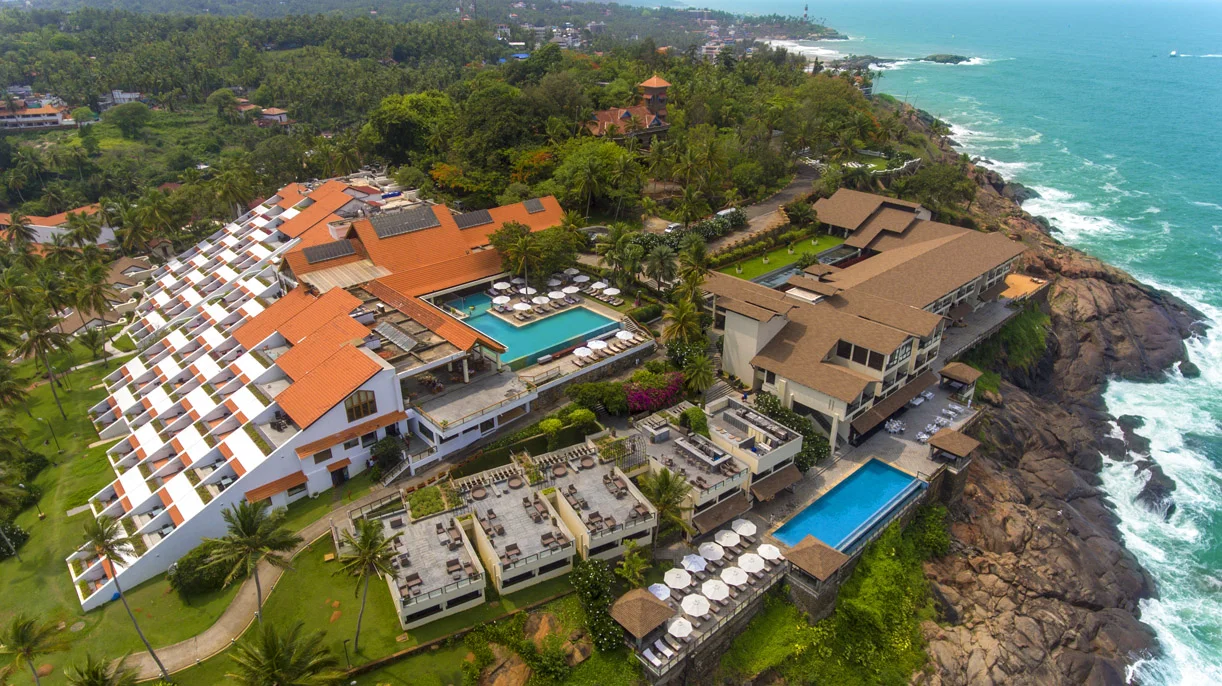 Leela Raviz Kovalam wedding setup photo